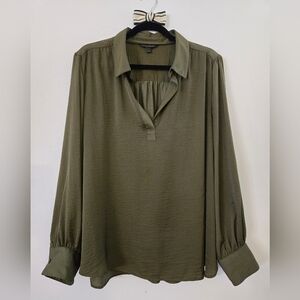 🪅BANANA REPUBLIC Loose light  flowy lon sleeve blouse